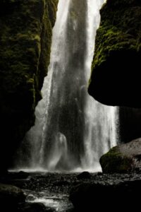 Gljúfrabúi waterfall in Iceland'd Golden Circle