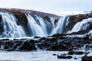Bruarfoss waterfall in Iceland's Golden Circle