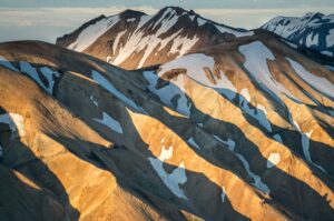 The rolling mountains of Landmannalaugar in the Icelandic Highlands