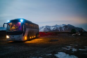 Taking a bus to the Icelandic Highlands