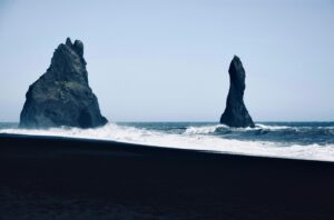 Reynisfjara black sand beach in Iceland