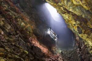 Into the volcano experience in Iceland