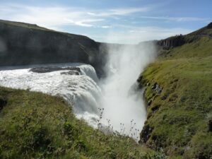 Gullfoss waterfall in Iceland