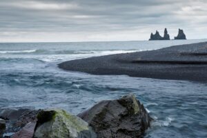 Reynisfjara black sand beach in Iceland