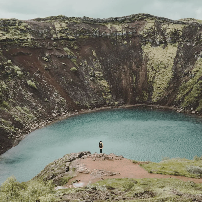 Kerið crater in Iceland's Golden Circle