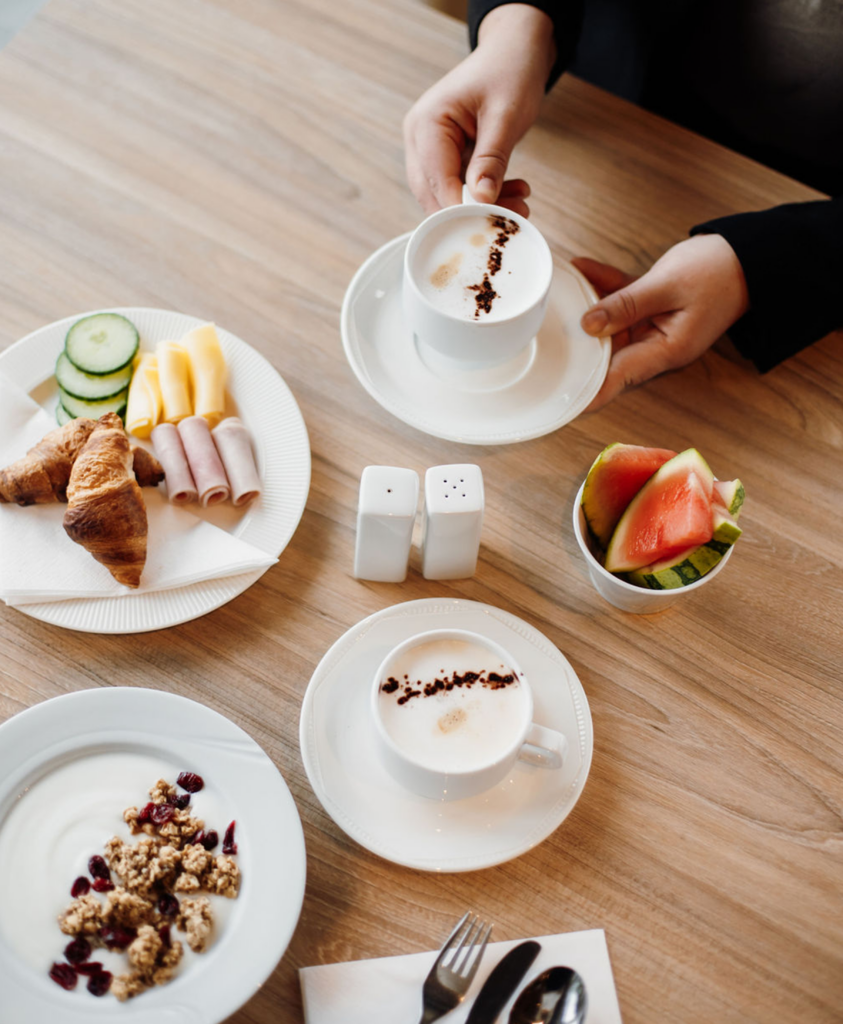 A morning coffee