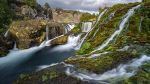 Gjáin waterfall in Iceland